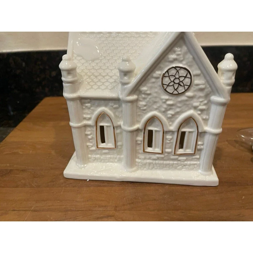 Vintage Dillard's Lighted porcelain church